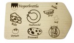 Vesperbrett Buche 22 x 14